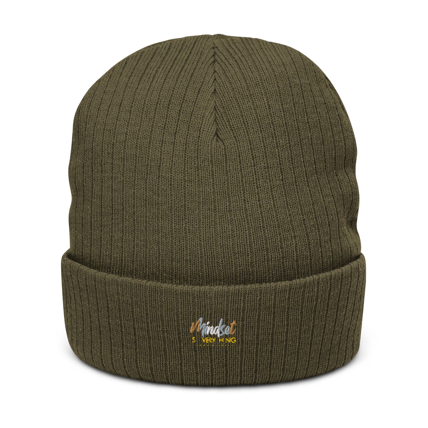 Ribbed knit beanie
